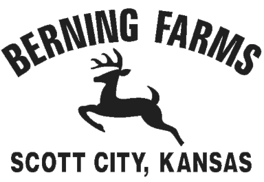 A black and white image of the logo for the farm.